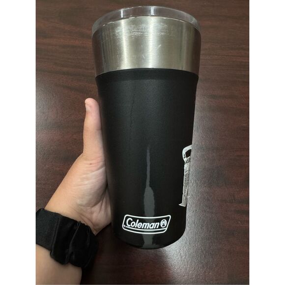 Coleman Black 20 Oz. Insulated Tumbler Cup with Bottle Opener - Picture 1 of 9